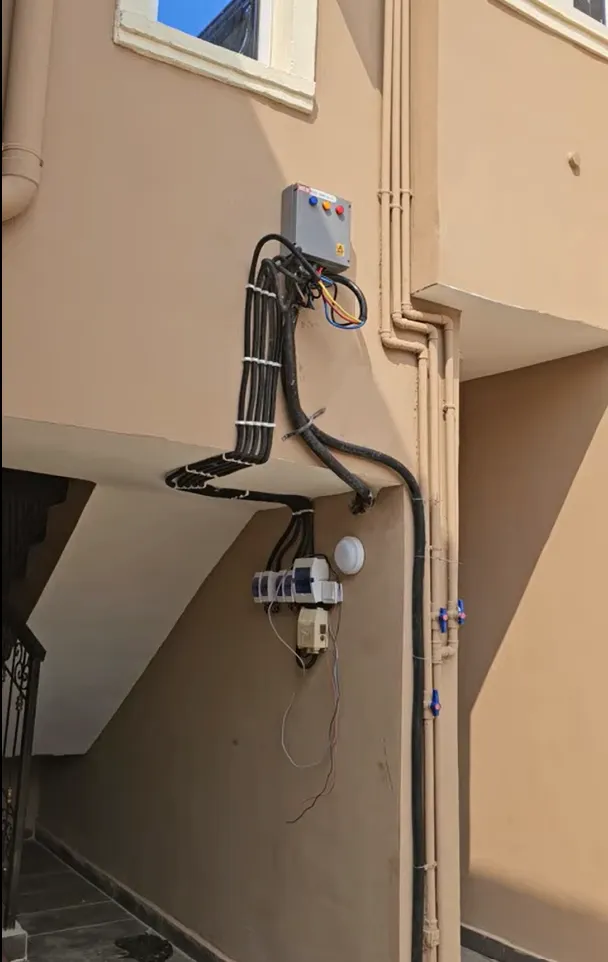 Professional Electrical Conduit and Power Distribution Installation, completed project photo