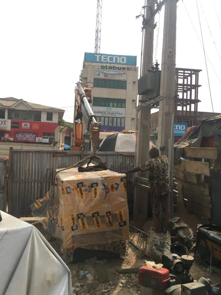 Generator and Transformer Installation, completed project photo