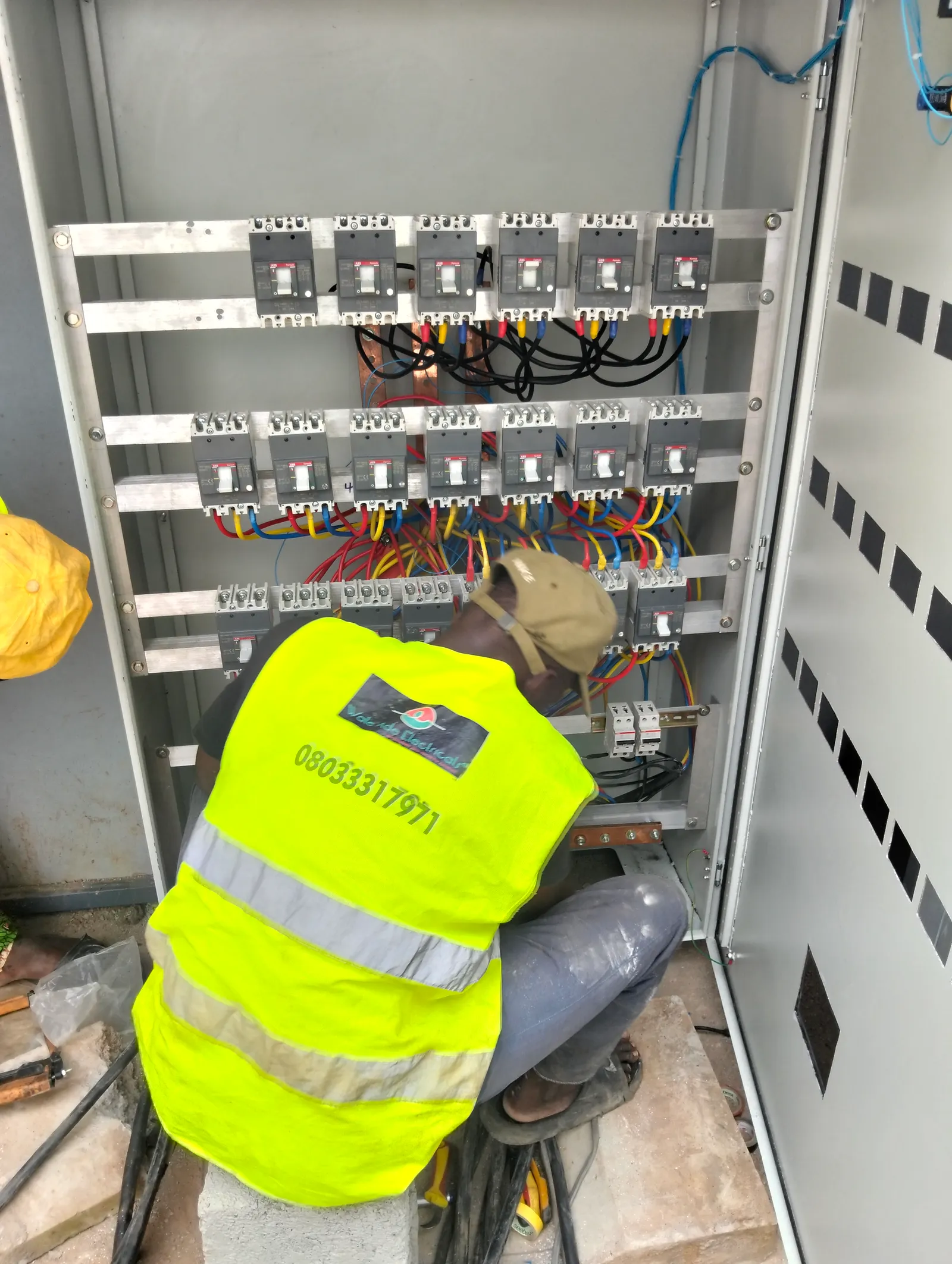 High Capacity Distribution Board Installation, completed project photo