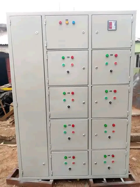 Custom Motor Control Centre (MCC) Panel Fabrication, completed project photo