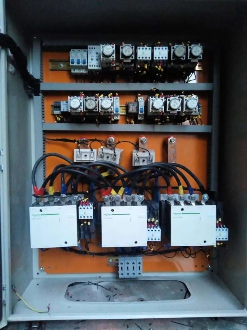 Custom Electrical Control Panel Wiring, completed project photo