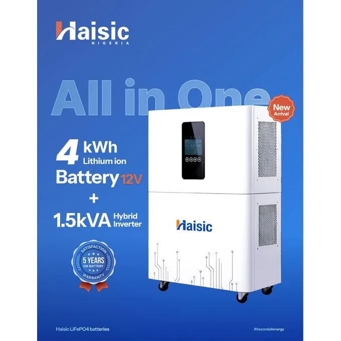 Haisic 4kwh lithium battery + 1.5kva hybrid inverter All in one Solar Generator